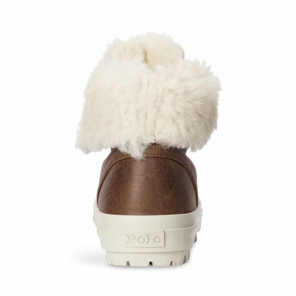 Polo Ralph Lauren Brown Shearlin High Top Sneakers - Image 3